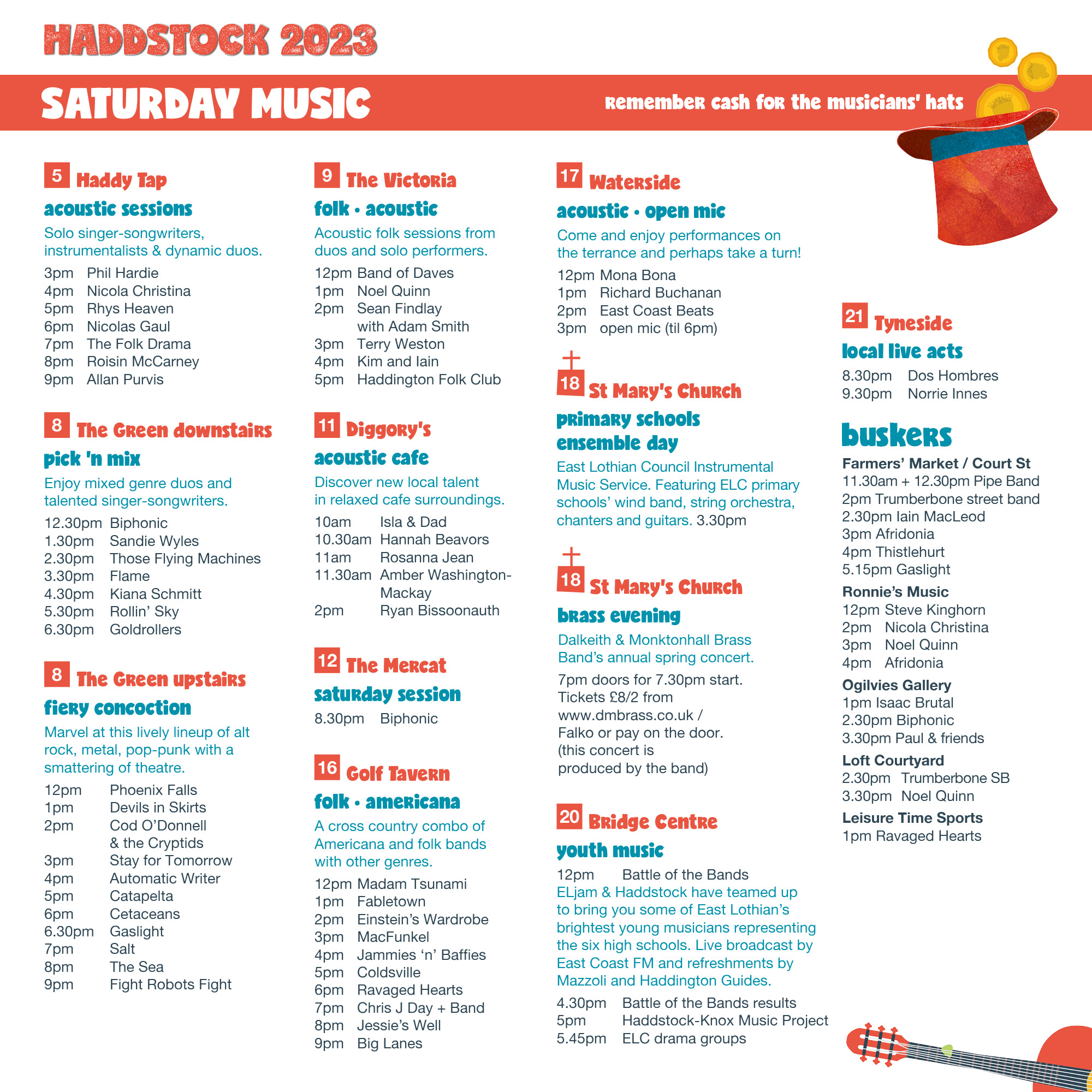 haddstock music line-up 2023