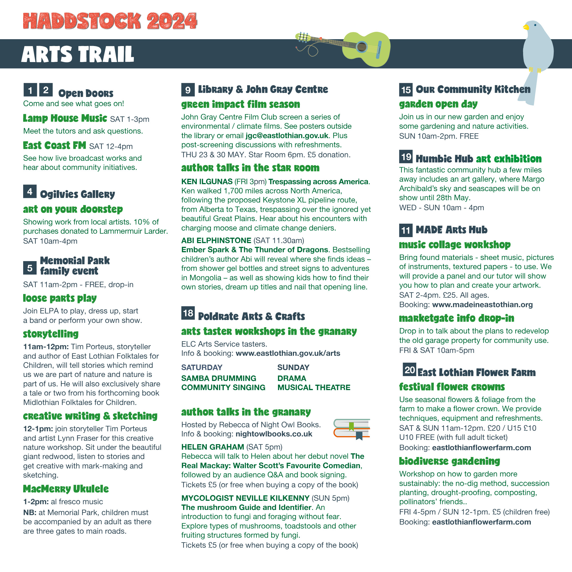 haddstock 2024 arts trail